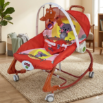 4 in 1 Wheel Baby Rocker - Red