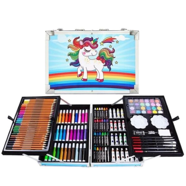 145 Pieces Unicorn Art Set - Blue