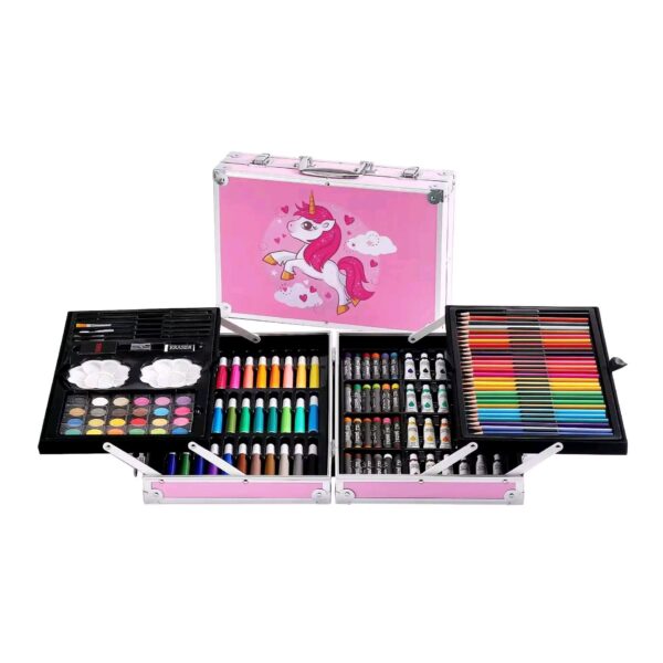 145 Pieces Unicorn Art Set - Pink