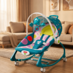 4 in 1 Wheel Baby Rocker - Blue