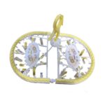 Folding Cloth Clip Hanger 28pcs - Yellow - Image 2