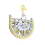 Folding Cloth Clip Hanger 28pcs - Yellow - Image 4