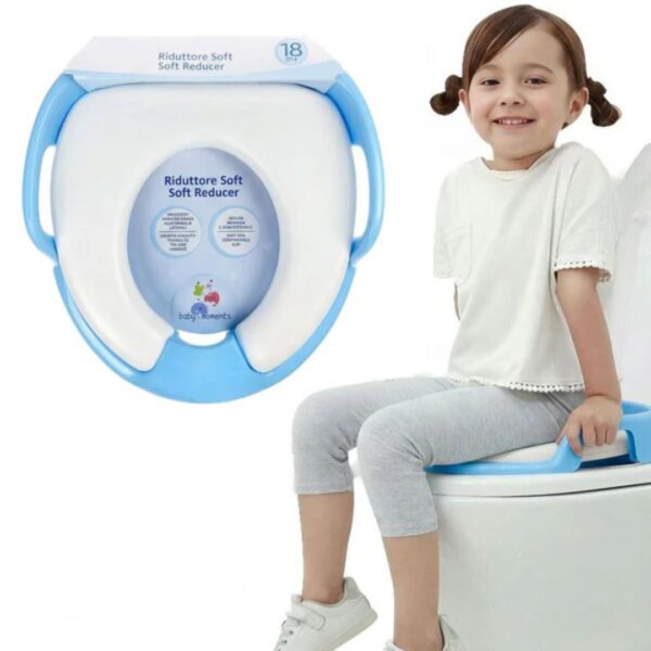 Baby High Commode Seat - Blue