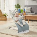 Premium Musical Bouncer Chair with Toy – Gray
