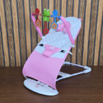 Premium Musical Bouncer Chair with Toy – Pink - Image 2