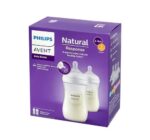 Philips Avent Natural Response Baby Feeding Bottle Wide Neck PP 3-6m 260ml Twin Bottle Pack - Image 3