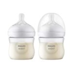 Philips Avent Natural Response Baby Feeding Bottle Wide Neck PP 0-3m 125ml Twin Bottle Pack - Image 2
