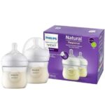 Philips Avent Natural Response Baby Feeding Bottle Wide Neck PP 0-3m 125ml Twin Bottle Pack