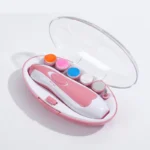 Electric Baby Nail Trimmer - Pink - Image 5