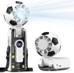 Portable Handheld Fan With Ice Cooler Soccer Shaped Mini Fan - Image 2