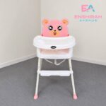 Baobaohao Foldable Adjustable Height Baby Dining Chair - Pink