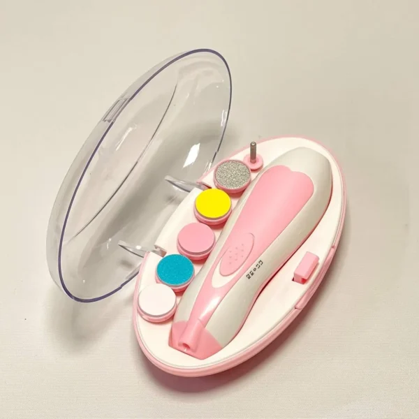 Electric Baby Nail Trimmer - Pink