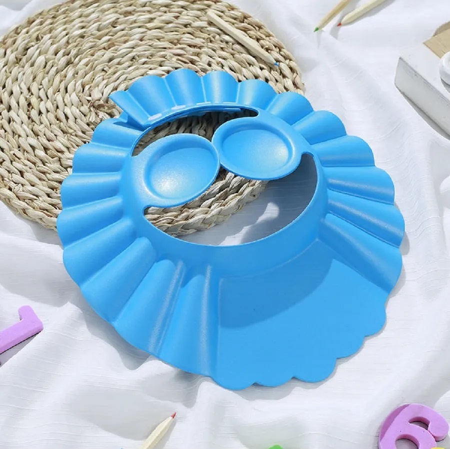 BSC051719319720 Adjustable Baby Bath Shower Cap - Paste - Image 1
