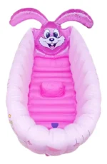 Safe Inflatable Baby Bathtub - Pink - Image 4