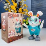 Dancing Music Lighting Swing Rabbit Toy - Blue
