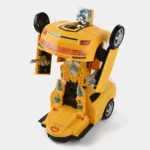Transformer Robot Car Toy - Yellow - Image 2