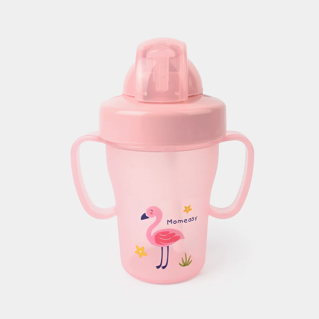 DSC_6471_ca19bec8-dbd2-490f-97b6-d210f5b0d2b0 Momeasy Baby Sipper Water Training Cup 9m+ 200ml - Pink - Image 1
