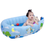 Safe Inflatable Baby Bathtub - Blue - Image 2
