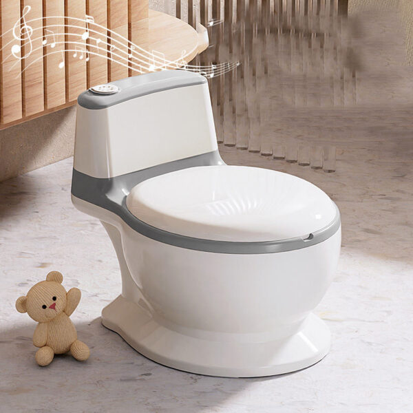 Premium Baby Potty Training Toilet Commode Seat - Grey
