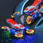 360 Degree Motor Transformer Rotating Toy Bike - Image 5