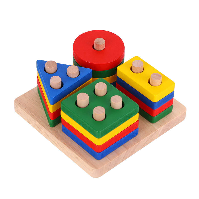 H1efcd56d909d40b2a1b3a6cf9f87efb69 Wooden Shape Sorter Educational Toys - Image 1
