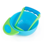 Baby Food Masher Bowl Full Colour - Blue - Image 3