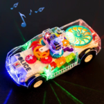 Transparent Concept Gear Police Car Toy - Image 6