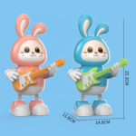 Rabbit Guitarist Cute Musician Toy - Blue - Image 4