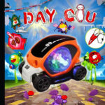 09 Future Musical & Light Stunt Car Toy – Orange - Image 2