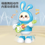 Rabbit Guitarist Cute Musician Toy - Blue - Image 2
