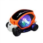 09 Future Musical & Light Stunt Car Toy – Orange - Image 5