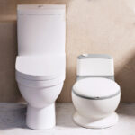 Premium Baby Potty Training Toilet Commode Seat - Grey - Image 3