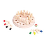Wooden Color Match Memory Chess Board Game - Image 4
