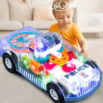 Transparent Concept Gear Police Car Toy - Image 5