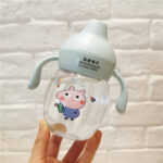 Duck Beak Transparent Cute Design Mum Pot 280ml – Blue - Image 3