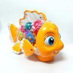 Transparent Gear Fish Toy with Music & LED Lights - Image 3