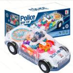 Transparent Concept Gear Police Car Toy