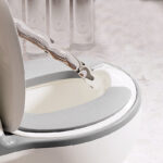 Premium Baby Potty Training Toilet Commode Seat - Grey - Image 4