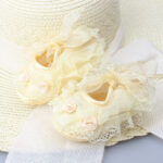 Baby Flower Shoes For Girls - Yellow - Image 2