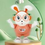 Dancing Music Lighting Swing Rabbit Toy - Pink - Image 2