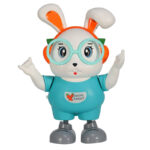 Dancing Music Lighting Swing Rabbit Toy - Blue - Image 4