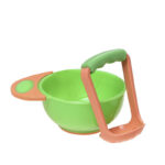 Baby Food Masher Bowl Full Colour - Green