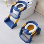 Foldable Baby Potty Training Seat With Ladder – Blue
