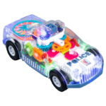 Transparent Concept Gear Police Car Toy - Image 3