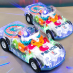 Transparent Concept Gear Police Car Toy - Image 8