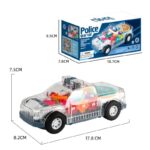 Transparent Concept Gear Police Car Toy - Image 9