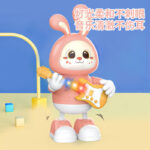 Rabbit Guitarist Cute Musician Toy - Pink - Image 2