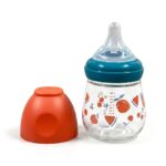 Rovco Wide Neck Glass Feeder 150ml - Red - Image 3