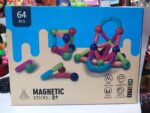 Magnetic Sticks Creative Toy – 64pcs - Image 4