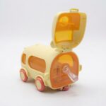 Cool Cute Bus Kids Straw Water Bottle 500ml - Yellow - Image 2